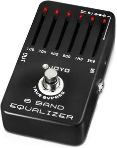 6-Band EQ Pedal E-Gitarre Equalizer (100Hz 200Hz 400Hz 800Hz 1,6kHz 3,2kH - Bild 1 von 8