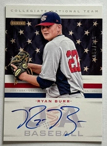 Ryan Burr 2013 Panini USA Baseball Collegiate National Team Auto Autograph /399 - Picture 1 of 4