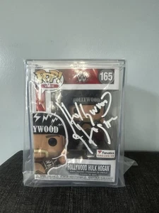 WWE Hollywood Hulk Hogan Fanatics Funko Pop 165 Signed Autograph Beckett - Picture 1 of 2