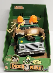Gemmy DEER RIDE; Cazadores musicales animados en un 4X4; Low Rider/Sweet Home Alabama - Imagen 1 de 6
