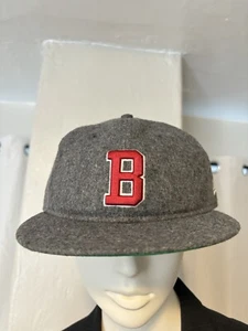 Boston Red Sox Cooperstown Grey 59FIFTY Retro Crown Cap New Era Strapback Hat - Picture 1 of 10