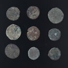 Ancient Coins Mixed Figural Roman Artifacts Lot of 9 B10001