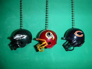 NFL Helmet Ceiling Fan or Light Pull Chain. PICK YOUR TEAM & CHAIN COLOR   - Picture 1 of 1