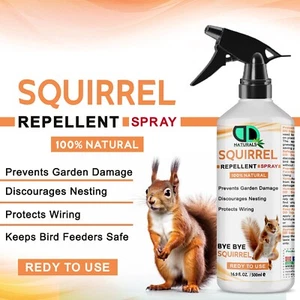 100% Natural Squirrel  Repellent | Non-Toxic - Protection for Gardens & Patios - Afbeelding 1 van 17