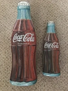 2 Stück Coca Cola Blechdose Flaschenform - Bild 1 von 4