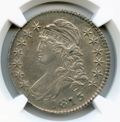 1813 Capped Bust Half Dollar, NGC AU53 Cover