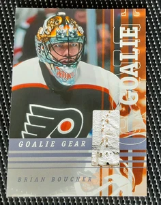 2001-02 ITG BETWEEN THE PIPES GOALIE GEAR - BRIAN BOUCHER / 2C GOALIE PAD LOOK! - Picture 1 of 5