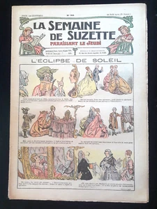 LA SEMAINE DE SUZETTE N° 30 08/1912 ECLIPSE LITTÉRATURE/FRANCE/JEUNESSE 840 - Bild 1 von 1