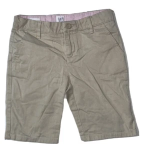 Preowned- Gap Kids Stretch Chino Shorts Girls (Size 8) - Picture 1 of 5