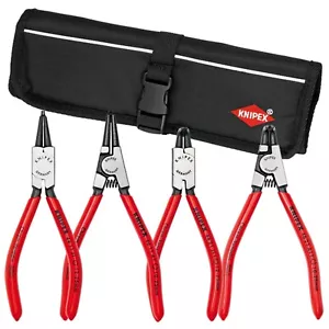 Knipex Snap Ring Pliers Set In Pouch 4 Pieces 9K 00 19 52 US - Picture 1 of 11