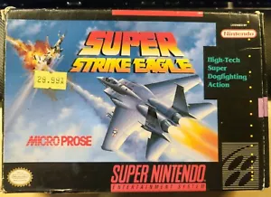 Super Strike Eagle (Super Nintendo Entertainment System, 1993) CIB - Picture 1 of 15