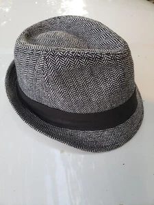 Angela and William Gray 35% Wool Hat Fedora One Size Fits All - Picture 1 of 7