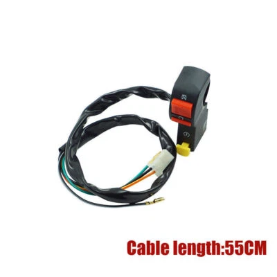 1X Piezas Moto Manillar Arranque Eléctrico ATV Encendido-Apagado Interruptor de Llama Botón Foto 1 de 4