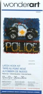 RIEGELHAKEN-KIT - #426660 WONDERART "POLIZEIAUTO" POLIZIST 12" MAL 12" - NEU IN VERPACKUNG - Bild 1 von 4