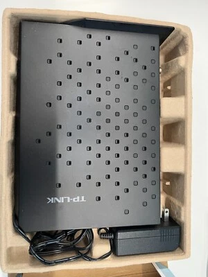 TP-Link DOCSIS 3.0 Cable Modem Black TC7610 TC-7610 Xfinity Cox - Image 1 of 3