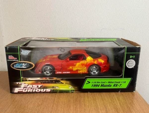 Racing Champion 1/18 FAST & FURIOUS 1994 MAZDA RX-7 w/Box Die cast Toy car Japan - Picture 1 of 14