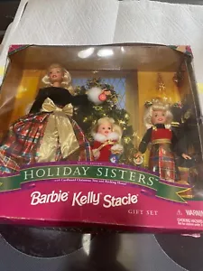 BARBIE KELLY STACIE Holiday Sisters Gift Set -Special Edition 1998 Box Sealed - Picture 1 of 11