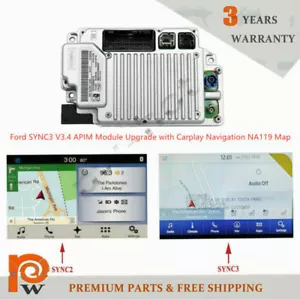 OEM SYNC 3 APIM Module with Navigation NA223 3.4 Version For Ford Lincoln - Zdjęcie 1 z 7