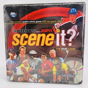 2006 SPORTS COLLECTABLE ESPN SCENE IT? DVD GAME-TRIVIA NOS FACTORY SEALED TIN - Picture 1 of 9