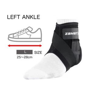 ZAMST A1 Supporto Protezione Caviglia Corta Taglia L Scarpa Misura 25-28cm per Caviglia Sinistra - Foto 1 di 5