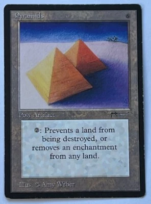 Magic the Gathering, Pyramids from Arabian Nights, MP - Image 1 of 2