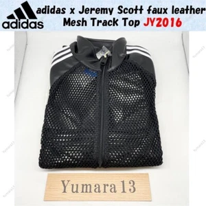 adidas x Jeremy Scott faux leather Mesh Track Top JY2016 Japan Size - Picture 1 of 13