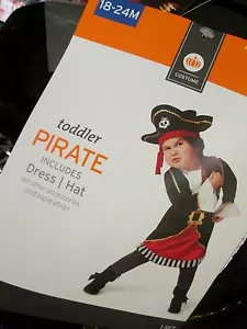 Toddler Girl PIRATE COSTUME 18-24mo DRESS & HAT NEW Kids Detail NWT - Picture 1 of 1
