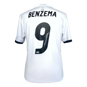 Karim Benzema Autogramm Real Madrid Trikot BAS COA signed Fußball - Bild 1 von 6