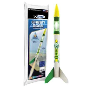 Estes Flying Model Rocket Kit Green Eggs EST7301 7301 Intermediate Skill Level - Picture 1 of 7