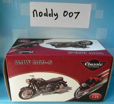 Atlas Classic Motorbikes - BMW R69 S.  Boxed. 1 24 scale. - Image 1 of 3