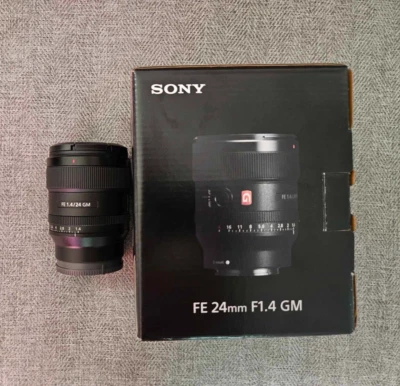 Sony E-mount FE 24mm F1.4 GM Full Frame Wide-angle Prime Lens (SEL24F14GM) Black - Image 1 of 4