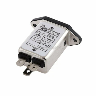 EMI RFI Filter AC 250V 10A CW1D-10A-T Suppressor Power Line Noise Filter - Image 1 of 3