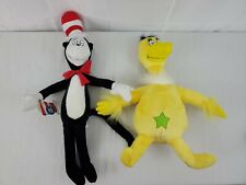 Vintage Dr. Seuss The Cat In The Hat and Horton Hears a Who Plush Kohls NWT 2003