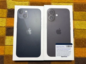 Apple iPhone 16 Black 128GB & Apple iPhone 13 Midnight 256GB 2 Empty Boxes Only - Photo 1 sur 3