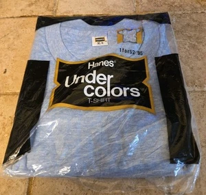 Neu Vintage Hanes USA Herren T-Shirt Gr. XL 46/48 unter Farben weiche Baumwolle Retro 1977 - Bild 1 von 7
