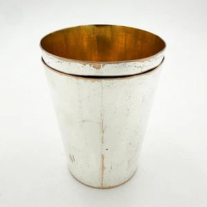PAIR BEAKERS OLD SHEFFIELD PLATE GEORGE III c1800 - Picture 1 of 7
