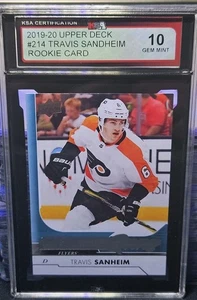 17-18 Upper Deck Travis Sanheim Young Guns Rookie 🚨🚨🚨 KSA 10 Gem Mint - Picture 1 of 3