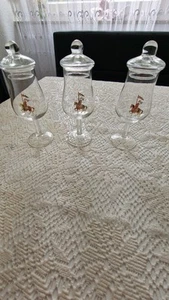 3 Grappa Gläser, mit Deckel - Bild 1 von 4