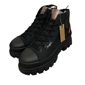Palladium Revolt Hi TX Women’s Boots Black Size 10 Chunky Lug Sole Platform - Picture 1 of 10