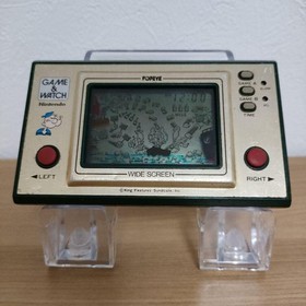 Nintendo Game & Watch Popeye Console Black Serviced Tested Used 1980 Japan Retro