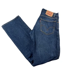 Jeans Levis 517 uomo 33x34 bootcut denim blu lavaggio medio linguetta rossa vintage Y2K - Foto 1 di 11