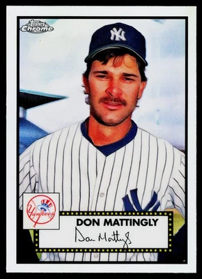 2021 Topps Chrome Platinum Anniversary #696 Don Mattingly Refractor - Image 1 of 2