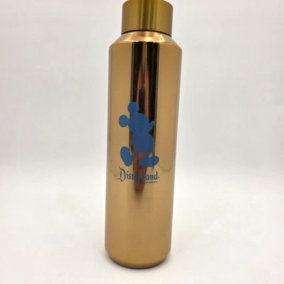 Starbucks Disneyland Botella Oro Acero Inoxidable 20oz Azul Mickey Mouse 2022 Lo último Foto 1 de 4