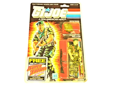 NOVO NA CAIXA Selado 1987 Hasbro GI Joe Falcon Boina Verde - Imagem 1 de 4