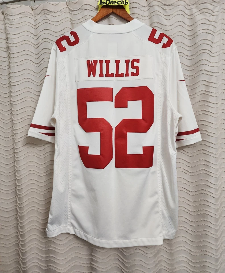 San Francisco 49ers Large Jersey Patrick Willis Stitch Authentic Nike Vintage 52 - Image 1 of 4