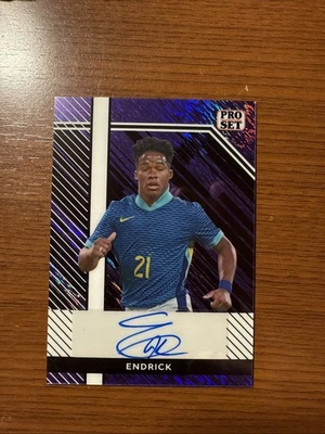 Pase de prensa Endrick 2024 #20A-E1 onda púrpura automático/7 Foto 1 de 2