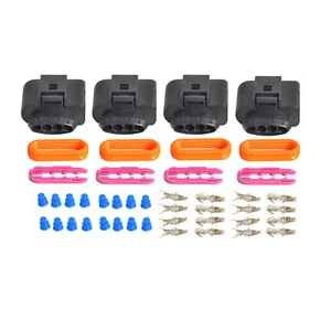 4pcs Ignition Coil Connector Repair Plug Kit For Audi A4 A6 A8 08 09 10 11-16 - Picture 1 of 4