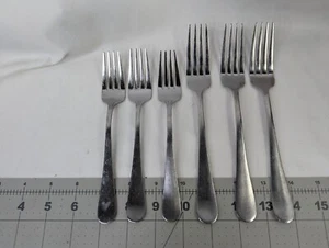 Mikasa Gourmet Basics Satin Salad Dinner Forks Lot - Picture 1 of 12