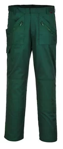 Hombre Pantalón Acción Rodillera Bolsillo Reg/Alto Trabajo Ropa Botella Verde - Imagen 1 de 6