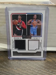Scoot Henderson / Cason Wallace 2023-24 Contenders Dual Jersey Patch Rookie C2 - Picture 1 of 2